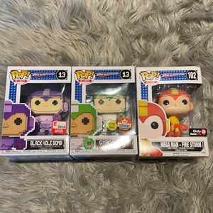 Megaman Funko Pop Lot